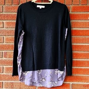 LOFT Size Large Black Sweater